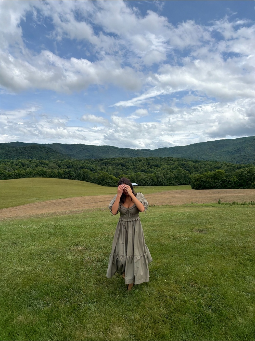 worth collective maxi olive green dress - Picture 2 of 4